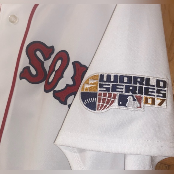 Red Sox Baseball ELLSBURY JERSEY Genuine Merch Maj 07 World Series MLB XL - Picture 14 of 15